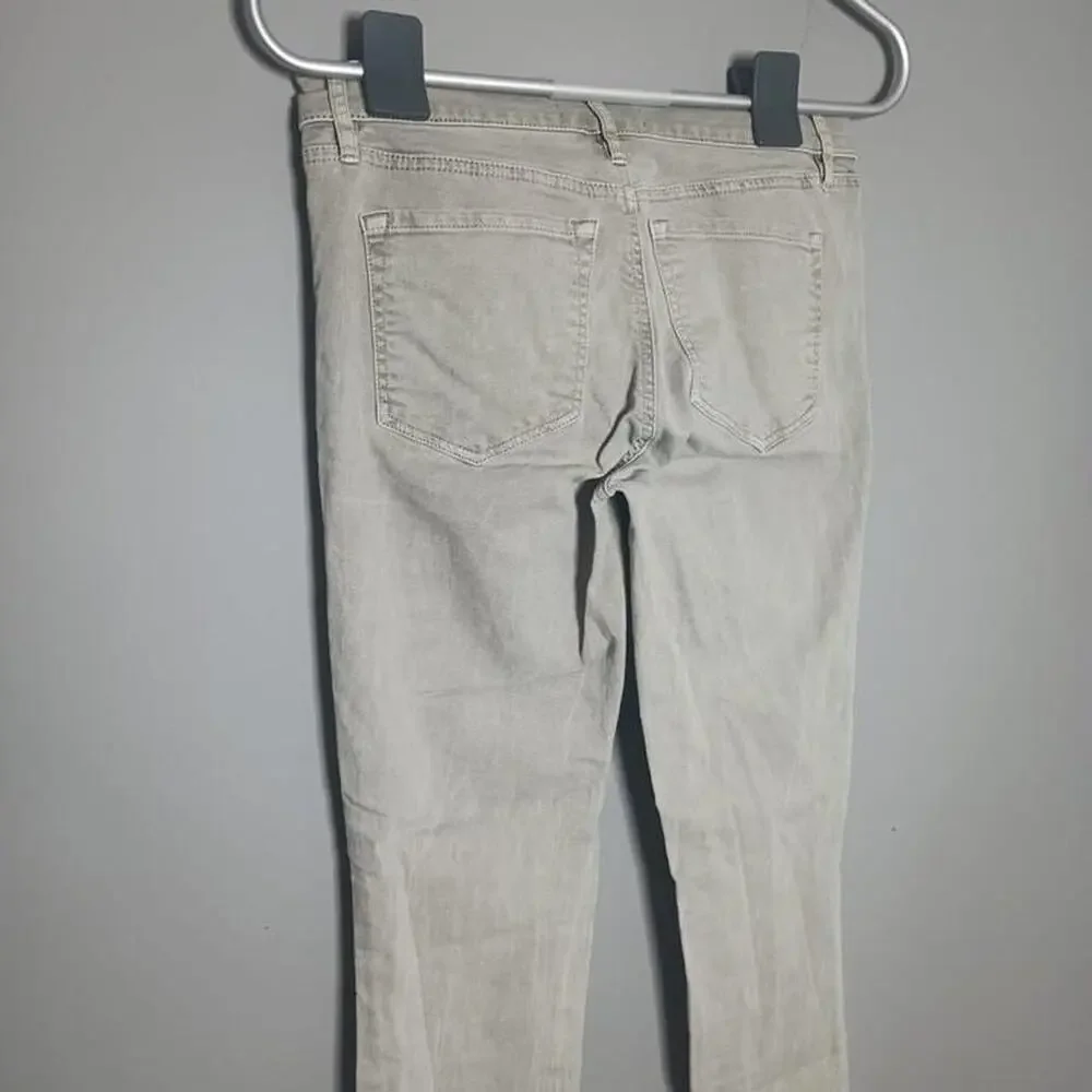 LOFT Women's Gray Skinny Crop Jeans